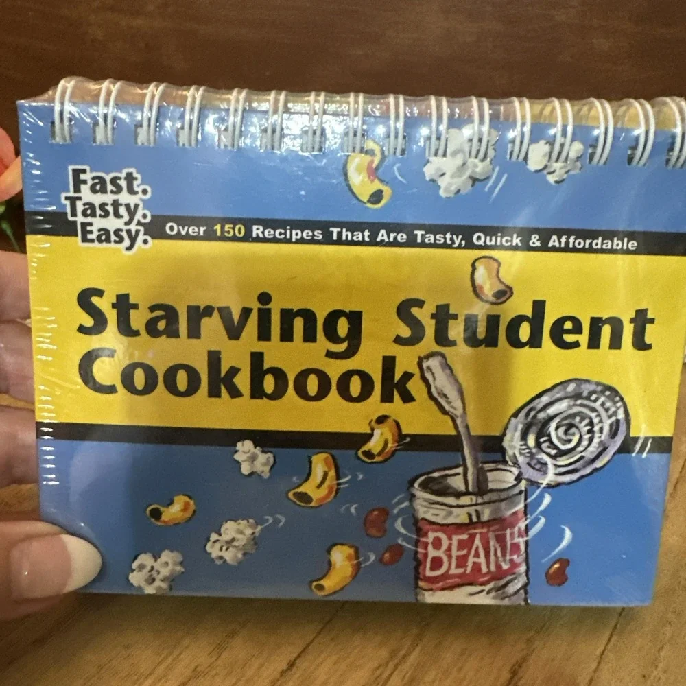 Starving Student-casual, Entertaining Cookbook Vintage 5.5